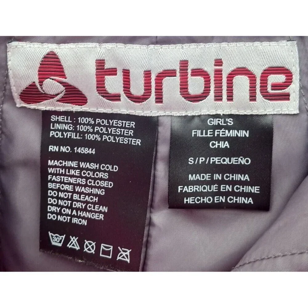 Turbine Kids Youth Snow Ski Pants Girls Size Small Hot Pink  #15221   #L-85 - Picture 3 of 8